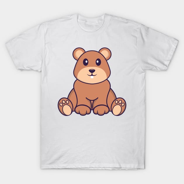 Cute squirrel is sitting. T-Shirt by kolega